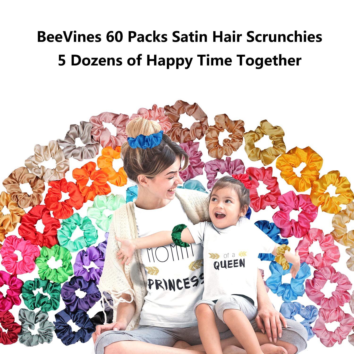 OEM ODM Round Silk Padded Headband , 3.5cm Night Mulberry Silk Scrunchies
