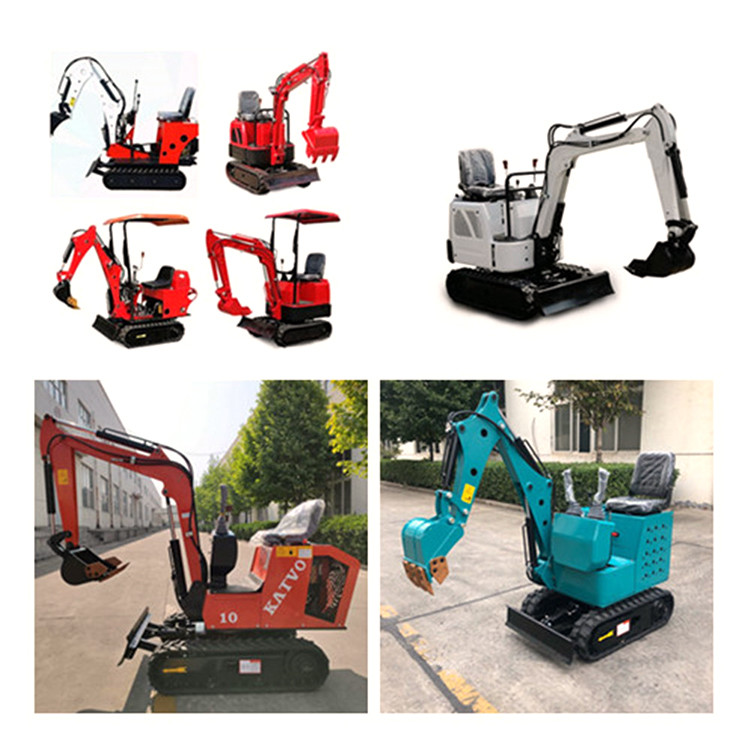 Thunderstorm Green Diesel Engine Small Digger Mini Excavator Machine For Farm Winery Agricultural Garden