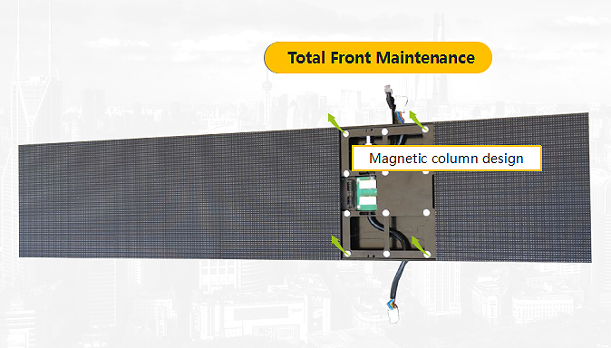 SMD1515 IP20 DJ Slim Indoor Led Display Screen P1.9 P2.5 P2.9 P3.9 Double Side