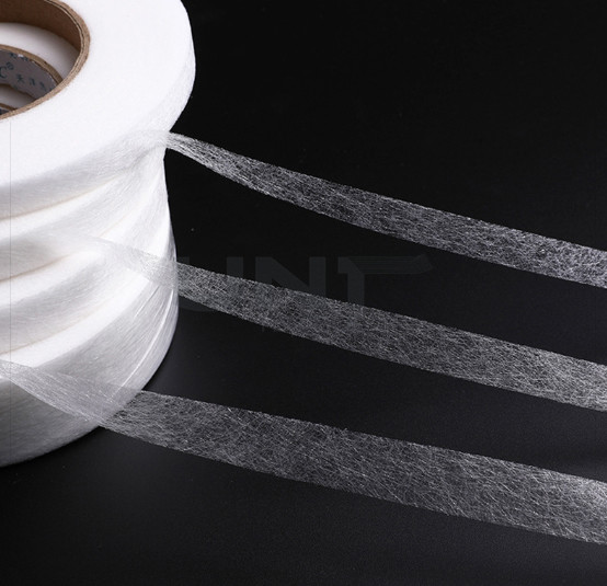 High Adhesive Force Double Side Fusible Web Non Woven Interlining Tape Eco Friendly
