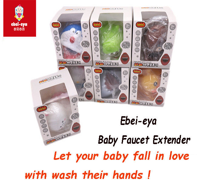 Cartoon Shark Shape Kids Faucet Extender Spout Covers Baby Bath Accessories