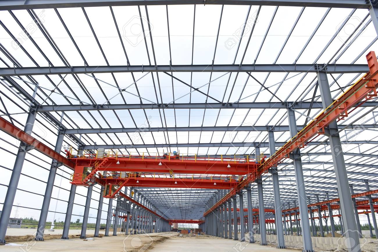Industrial Portal Steel Frame Workshop Building Construction