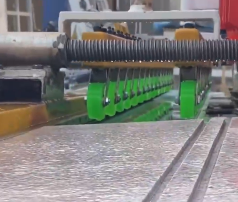 Automatic Stone Stair Grooving And Edge Grinding Machine 20KW