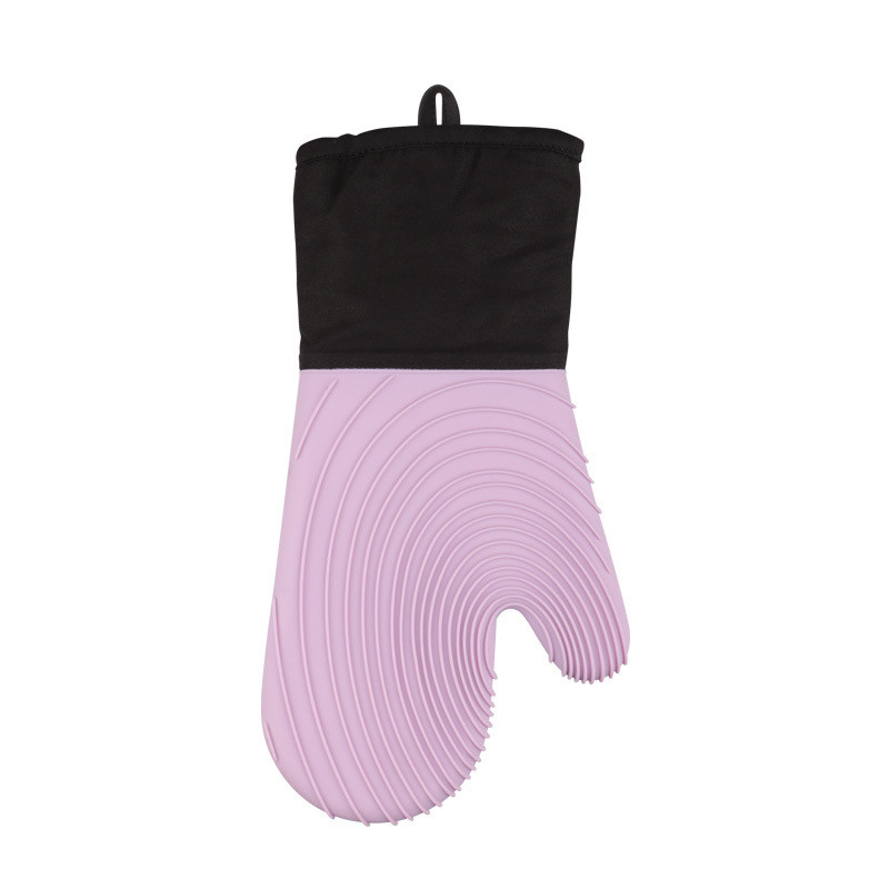 Silicone Oven Mitts Pair BBQ Gloves Heat Resistant Silicone Grilling Gloves Silicone Kitchen Utensil Baking Gloves