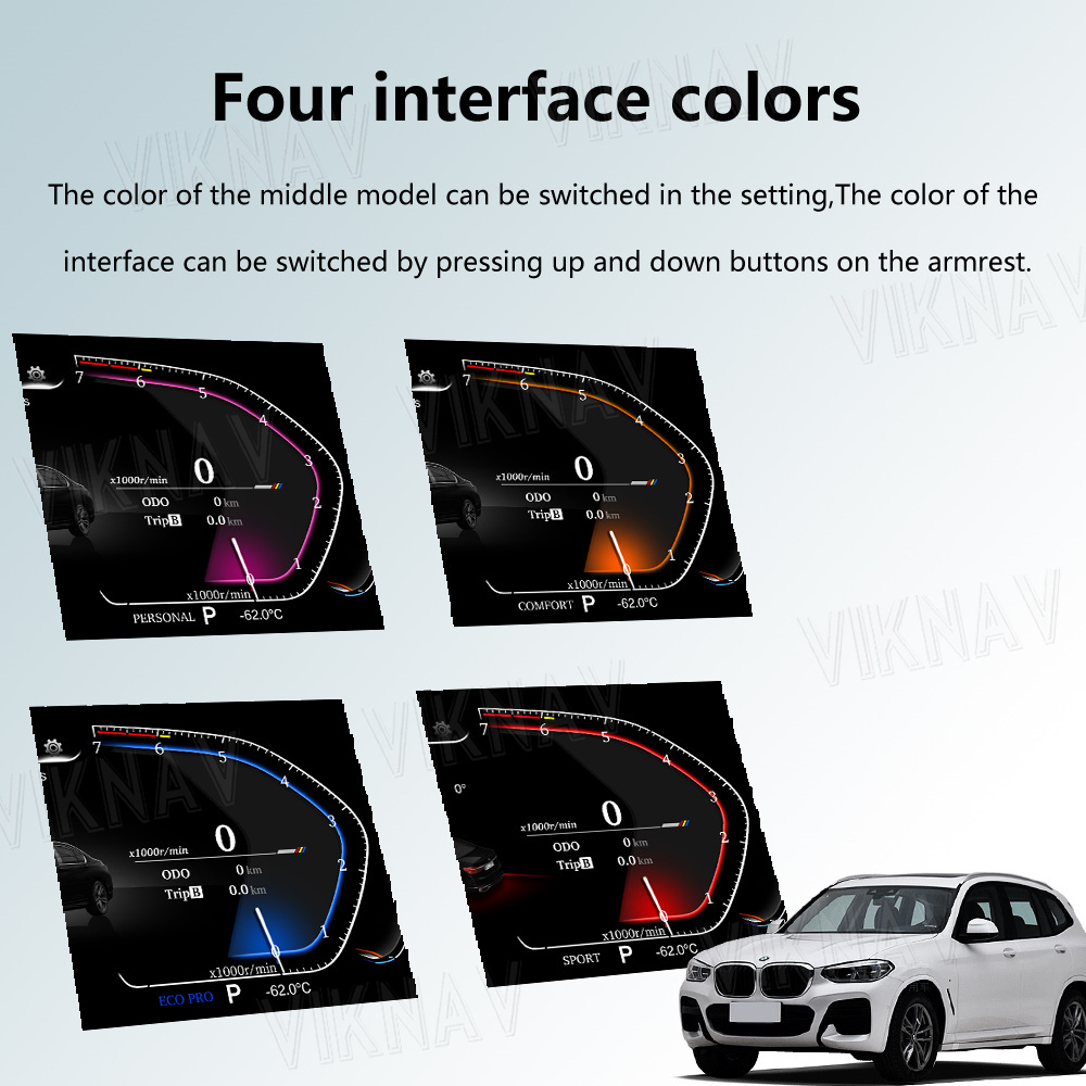 Viknav For BMW 3Series F30 F31 GT F34 4Series F32 F33 F36 (2011-2017) 12.3 inch Digital Dashboard Multimedia Player