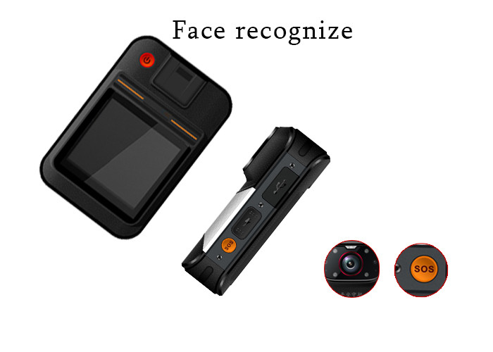 Android 8.1 Law Enforcement Body Camera 2500mAh 2.0 Inch 2W Loudspeaker