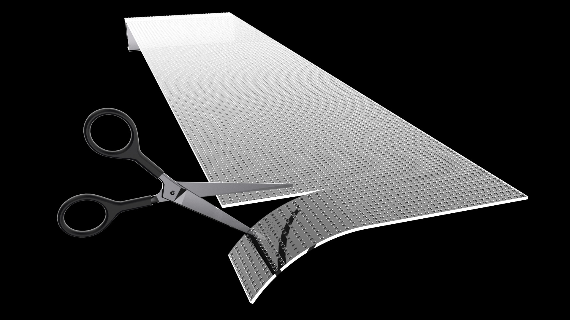 High Transparency And Wide Angle View With Flexible Transparent LED Display P8