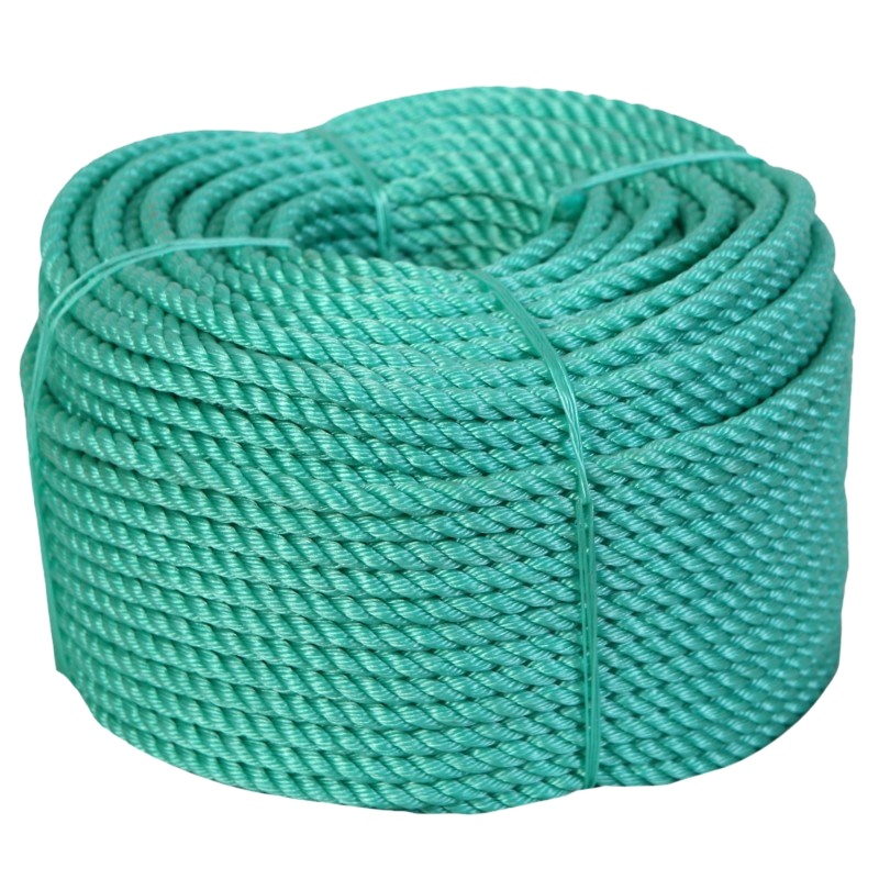 3 Strand Polyproplene / Polyester / Nylon Twisted Marine Mooring Rope