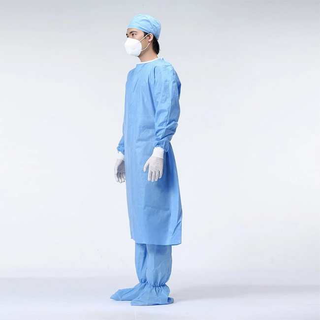 Professional PE 50gsm Disposable Surgical Gown