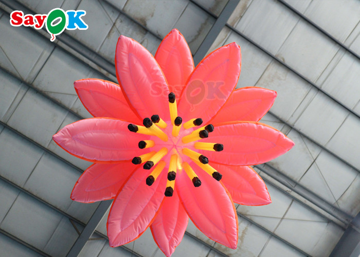 1.2m Inflatable Lighting Decoration Event Wedding Inflatable Flower With Led Light