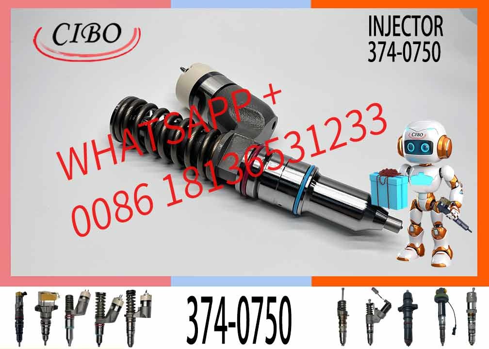 Fuel Injector Assembly 374-0750 10R-3264 200-1117 200-1117 211-0565 10R-7232 10R-1273 10R-1273