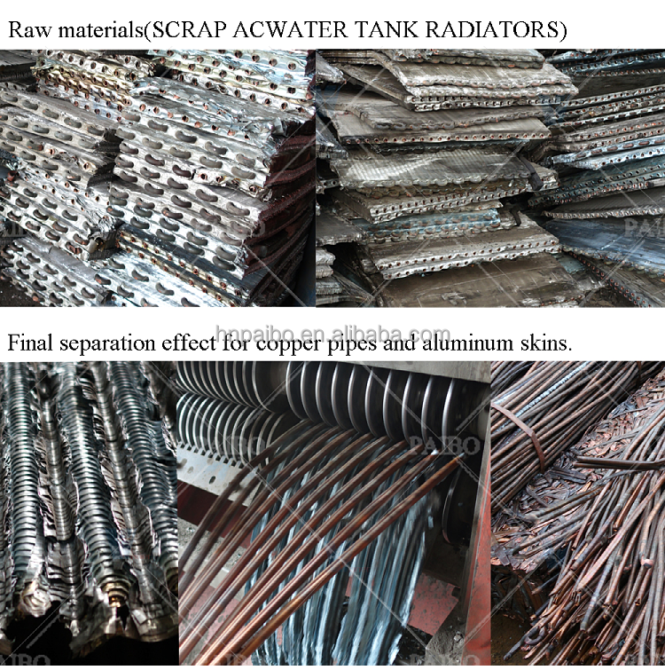 AC Radiator Stripper for Machinery Repair Shops Copper and Aluminum Separating Machine