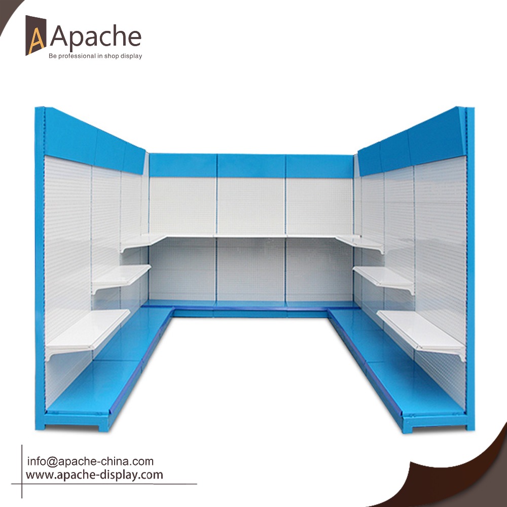 Customized Pop Pos Display Standing Pegboard Metal Display Stands With Wheels