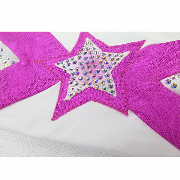 Premium Pink Sparkle Cheer Dance Clothes For Women Custom Cheerleading Uniforms