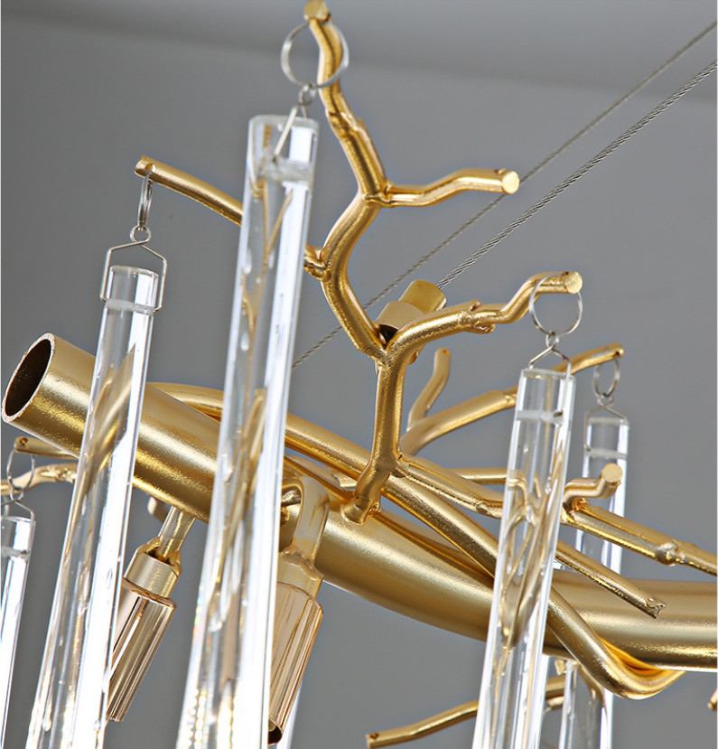 110 - 240V G9 High End Pendant Lights Artificially Blown Bubble Glass
