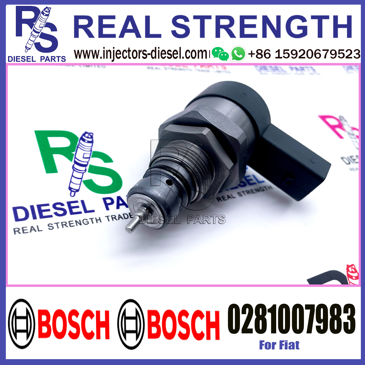 BOSCH Control Valve 0281007983 DRV Regulator Solenoid 0281007983 Applicable to Fiat