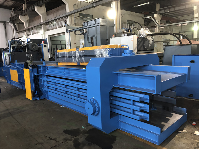 Plastic Horizontal Waste Straw Baler Compactor Machine