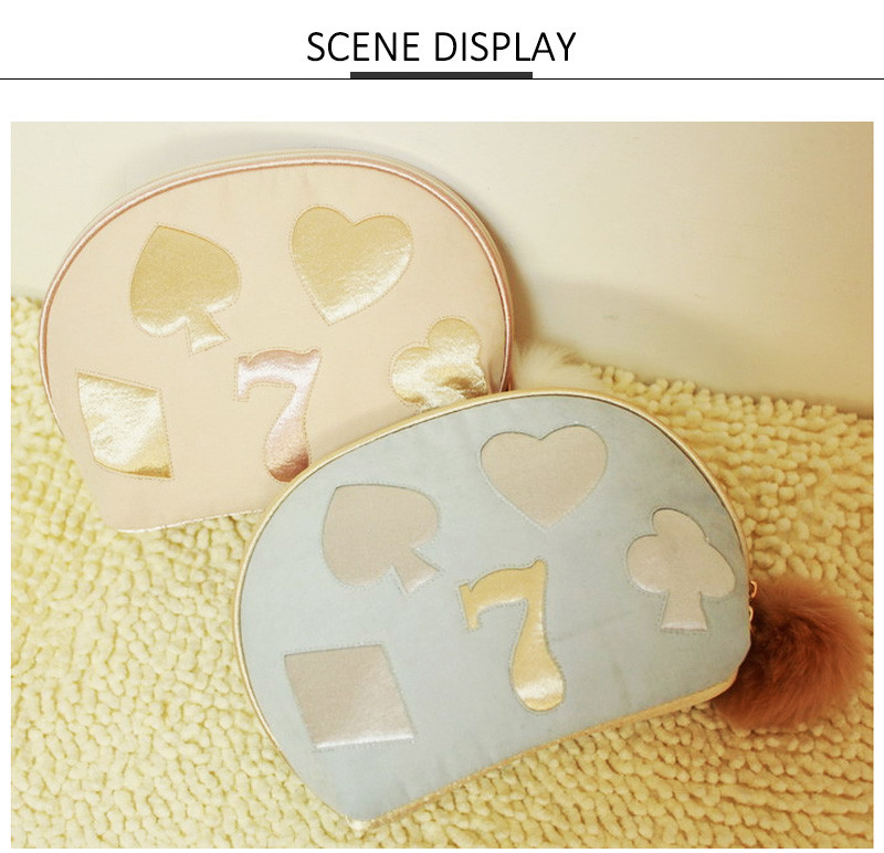 Embroidery Pattern Polyester Cosmetic Travel Bag