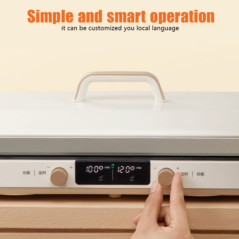 Electric Induction Heating Plate Cooker with Touch Buttons and Power Source Electric