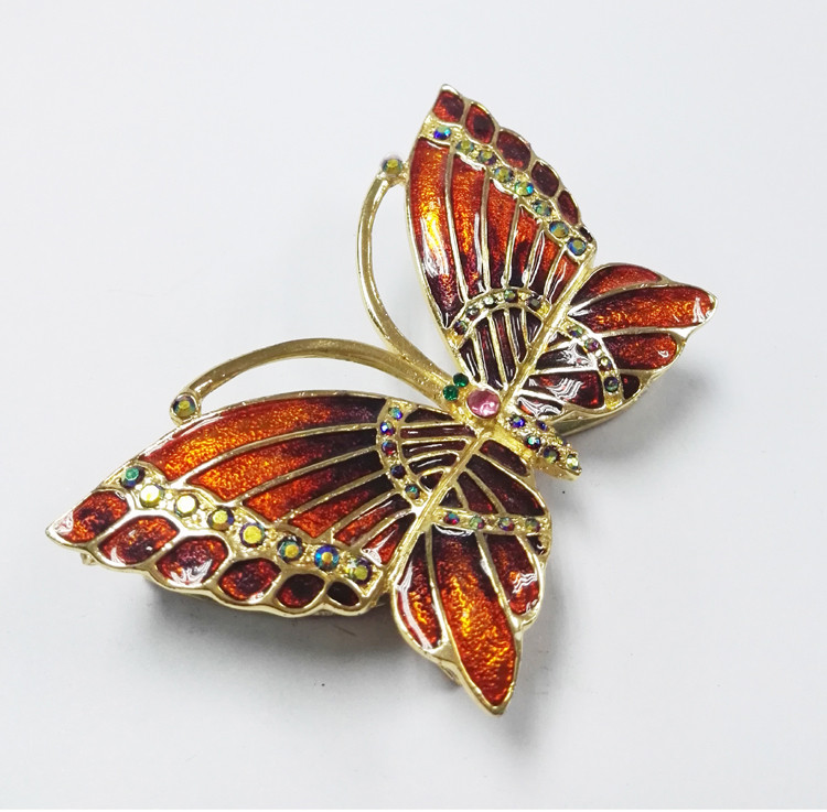 Butterfly Design Luxury Metal Jewelry Box Newest Promotional Box for Jewelry