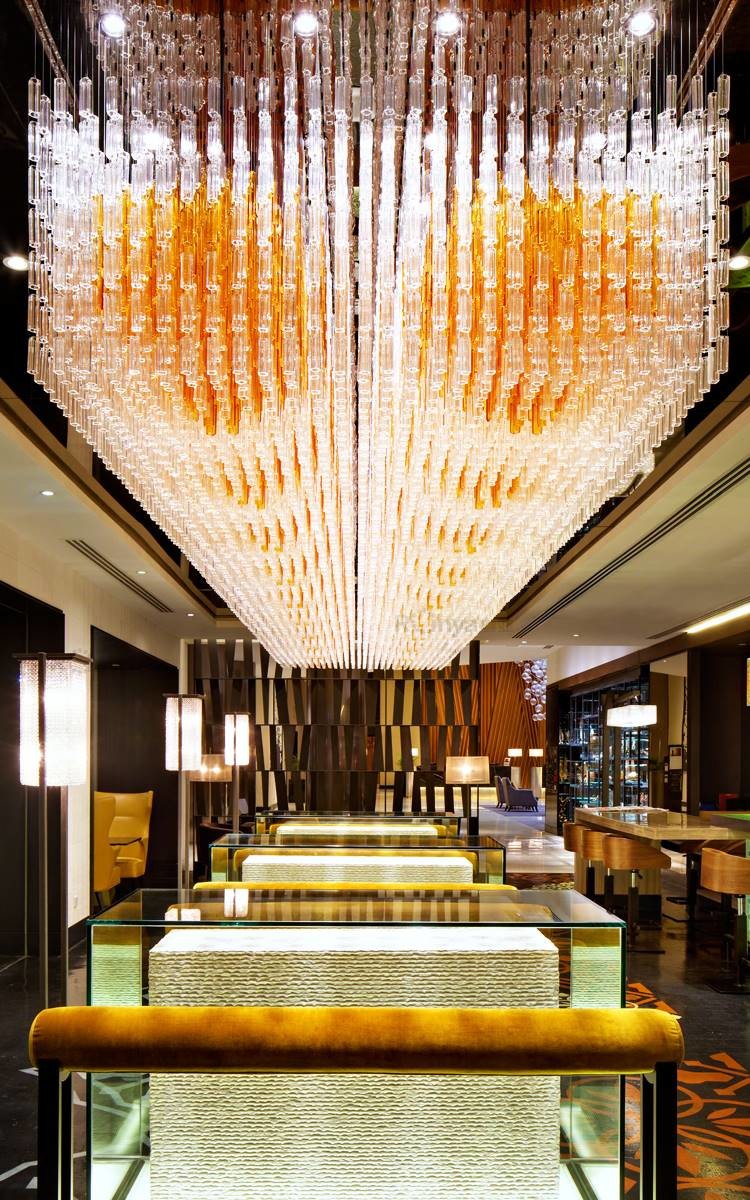 Commercial Glass Extra Large Chandeliers Custom Lighting Fixtures 220V-240V /110V
