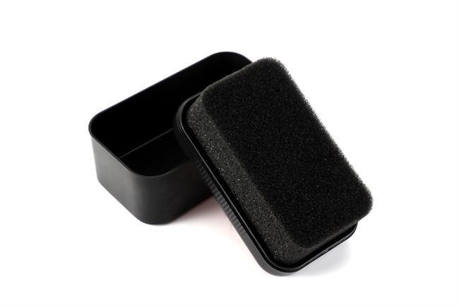 Neutral Shoe Shine Sponge Product With Shell Material Plastics Footwear Shoe Care Polish