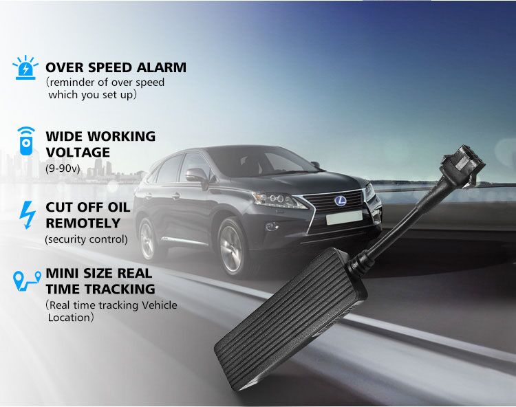 3.7V Battery VT203 Vehicle Tracking Device / Motorcycle GPS Tracker