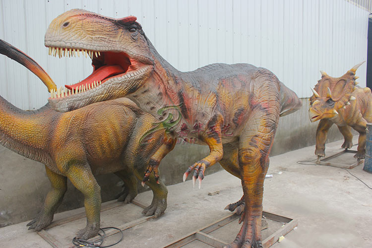 Coin - Operated Animatronic Dinosaur For Indoor / Outdoor Children's Playground