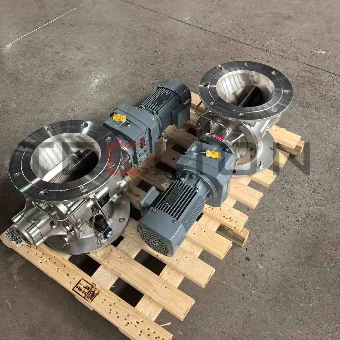 Rotary Valve For Conveying Calcium Carbonate Material