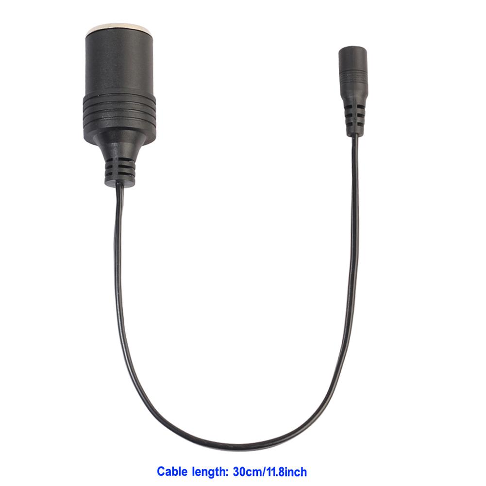40cm 12v Car Cigarette Lighter Cable 10A Female Socket A B Type