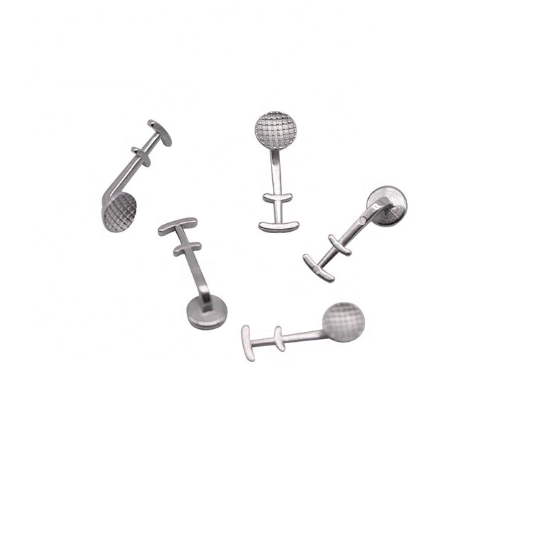 2024 MFDS Safety Standard Design Stainless Steel Dental Orthodontic Lingual Button with Hooks