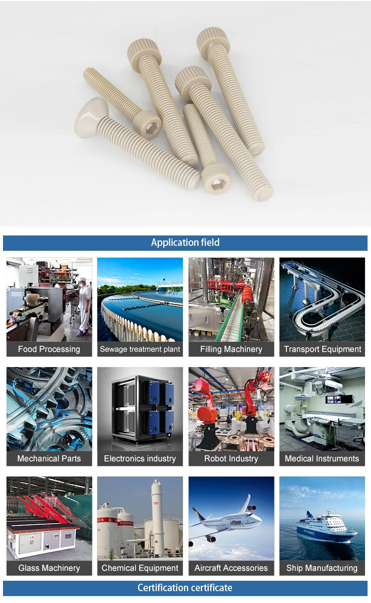 Peek Screw Special Material Screw High Temperature Resistant Screw