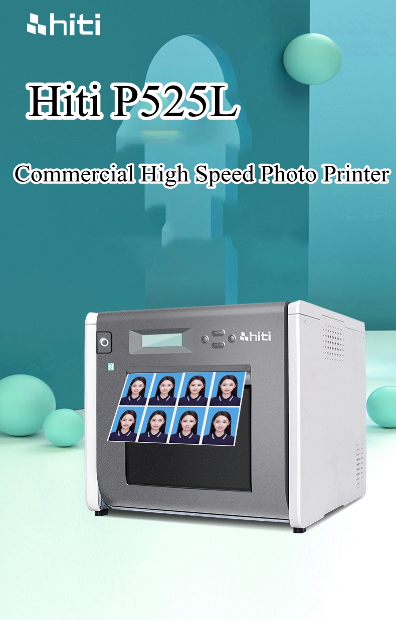 Black Print Speed of 1 P525L Hiti Photo Printer for Dye Sublimation Photo Printing