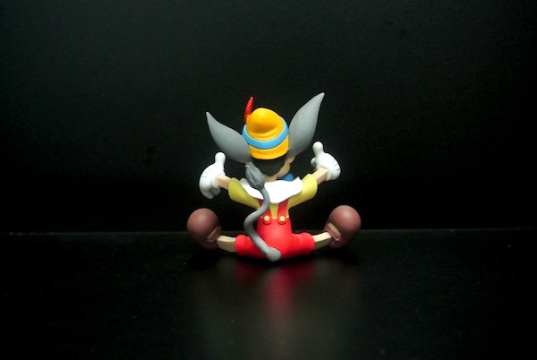 90 - 95 Degree Pinocchio Little Collectible Toys With Disney Logo Customized Color