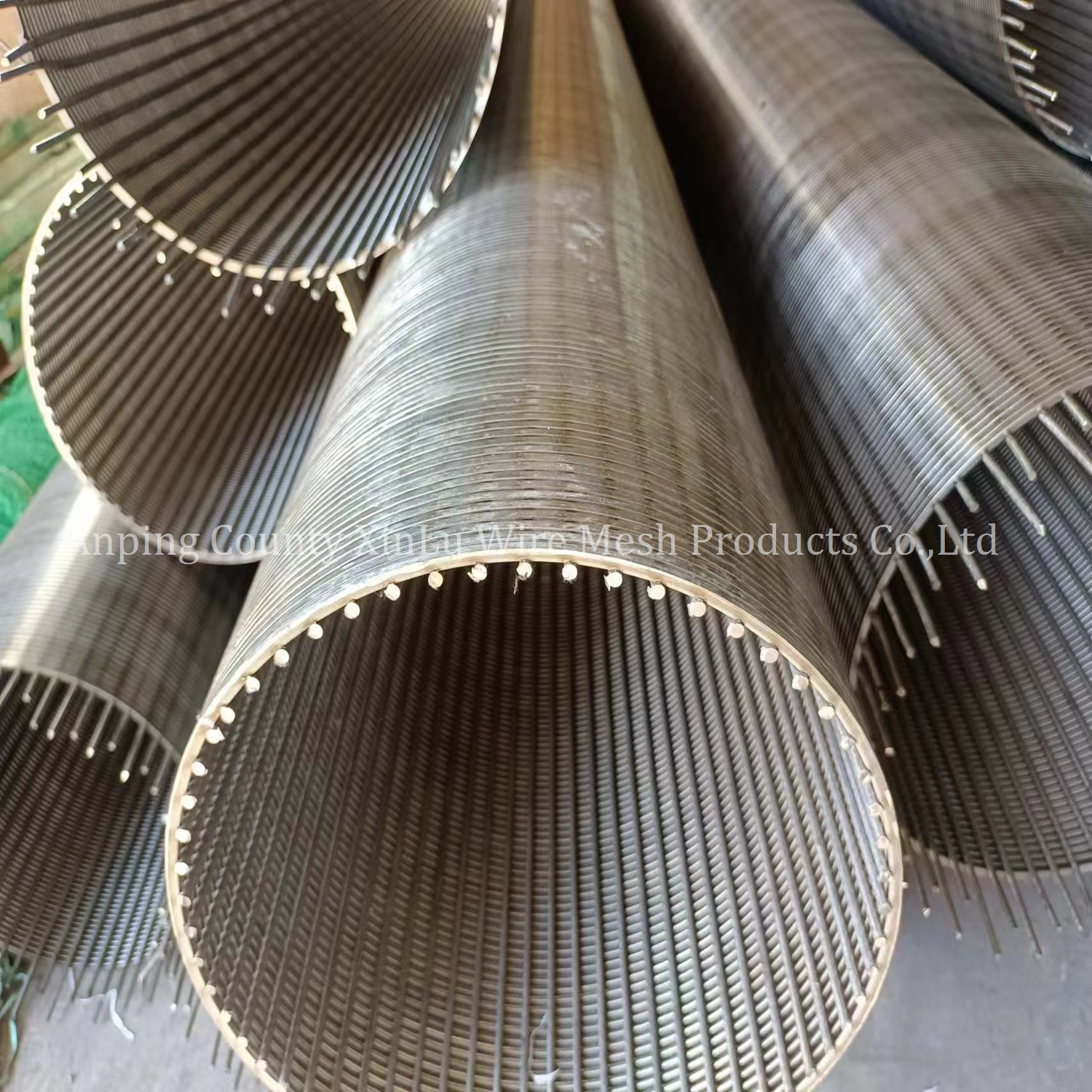 Vee Wire Stainless Steel Sand Control Screen Pipe 1000psi Pressure 0.080 Continuous Slot