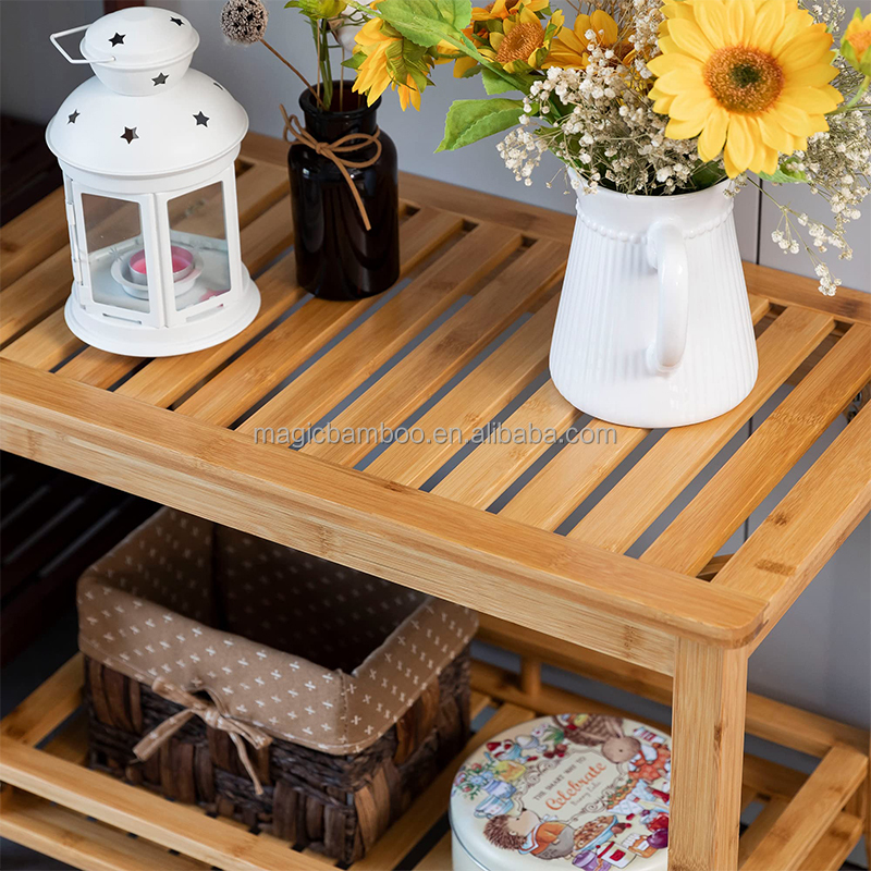 Transform Your Shower Experience with this Bamboo Shower Bench Stool and Storage Shelf