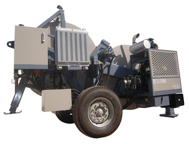 2x60kN Cummins Engine Overhead Line Tension Stringing Machine