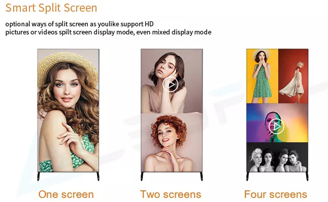 192*96 Module Resolution Aluminum Panel Advertisement LED Display for Performance