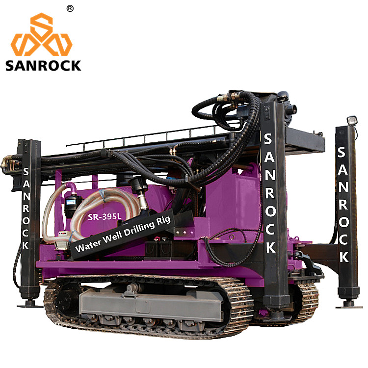 Deep Water Well Drilling Rig Hydraulic Borehole 400Meters Well Water Drilling Equipment
