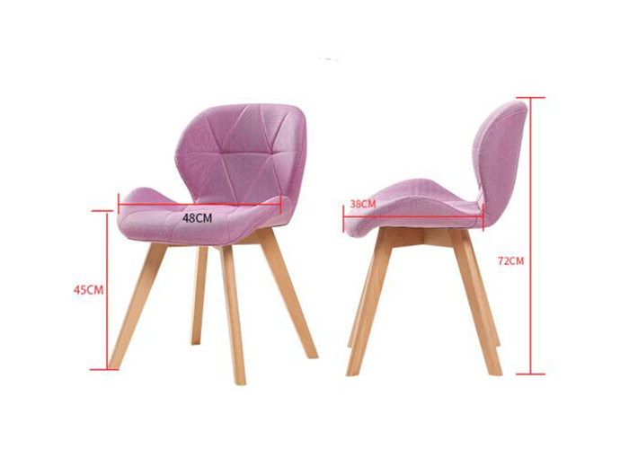 Beech Leg Chairs With High Density Rebound Foam