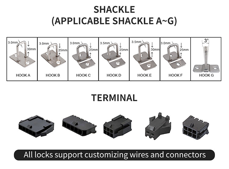 SUS304 Hidden Smart Electric Magnetic Lock For Sharing Bicycle