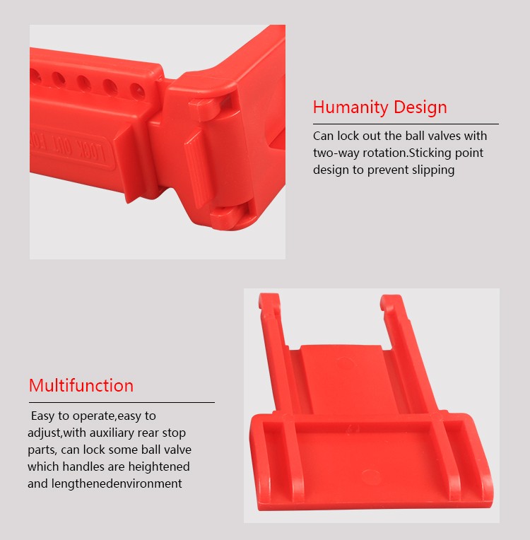 OEM Ball Valve Lockout For Lockout And Tagout Devices