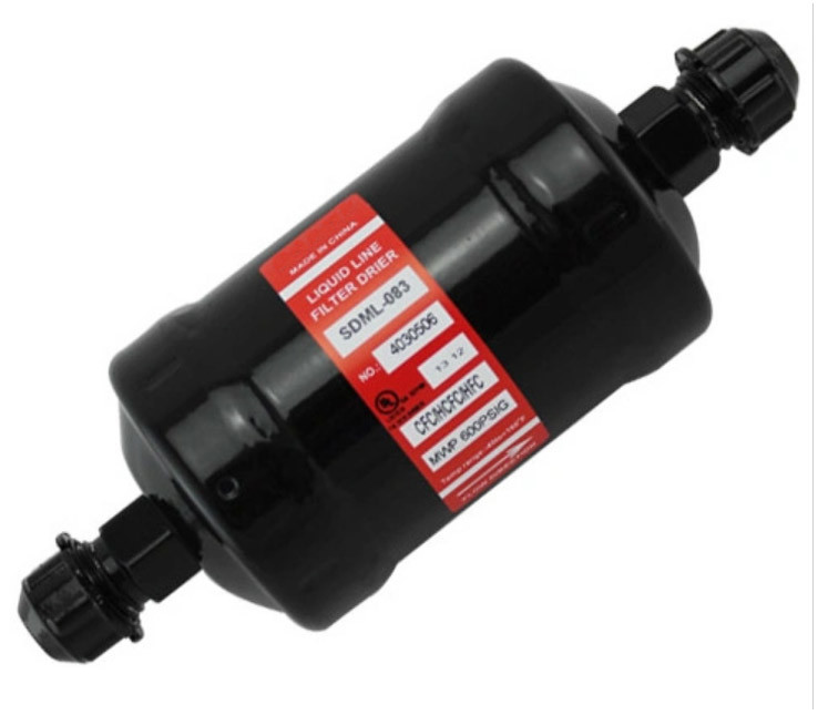 Black Refrigerator Filter Drier Liquid Line Molecular Sieve SDML Series