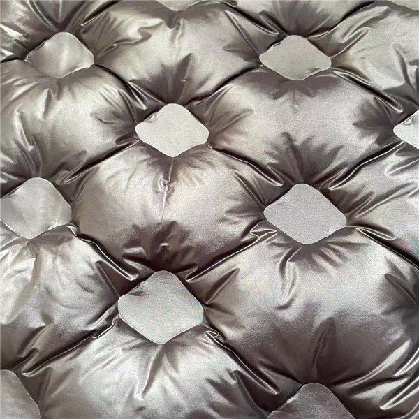 Grey Waterproof Winter Jacket Fabric 20D 20D 4 Layers 150cm 220GSM