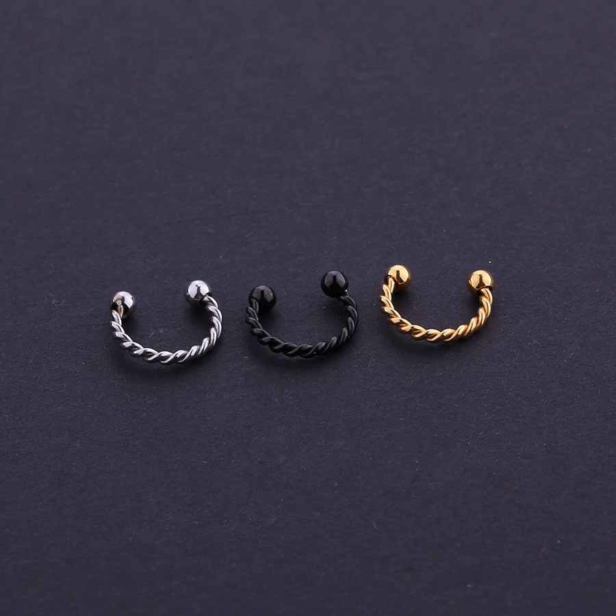 Fashion Jewelry Star Nose Studs Rings Pin Body Piercing Jewelry