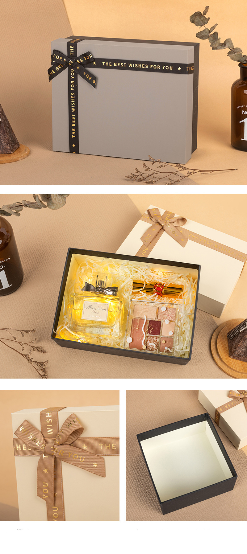 Boxycharm Subscription OEM Cardboard Perfume Box Personalized Cardboard Gift Box With Ribbon