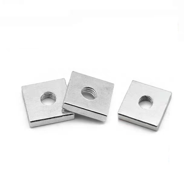 White Zinc M5-M72 DIN 562 Square Thin Nut for Strong Carbon Stainless Steel Connection