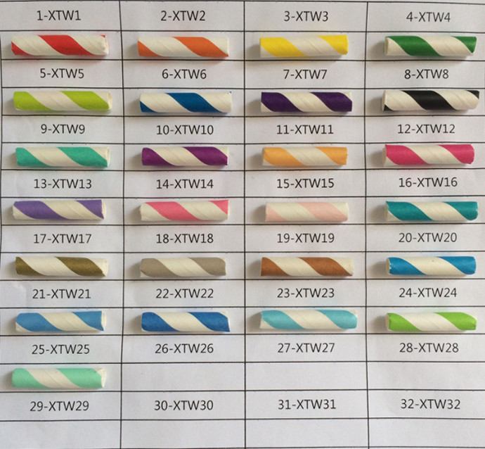 Individual Packing Drinking Straws Disposable Colorful Custom Food Grade Material