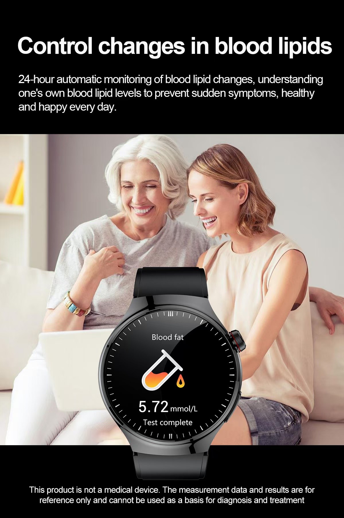 TK26 Health Smart Watch With ECG Heart Rate BT Call IP68 Waterproof Smartwatch With Voice Assistant
