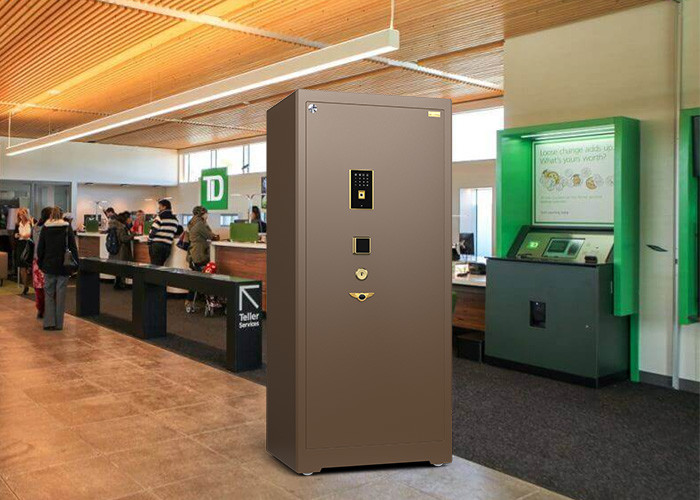 Dual Alarm Bank Commercial Safe Box Biometric Fingerprint Digital Steel Security Safe YB/ZY-150